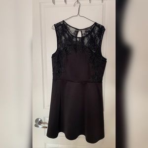 Fit and flare Midi dress - Black size m/L